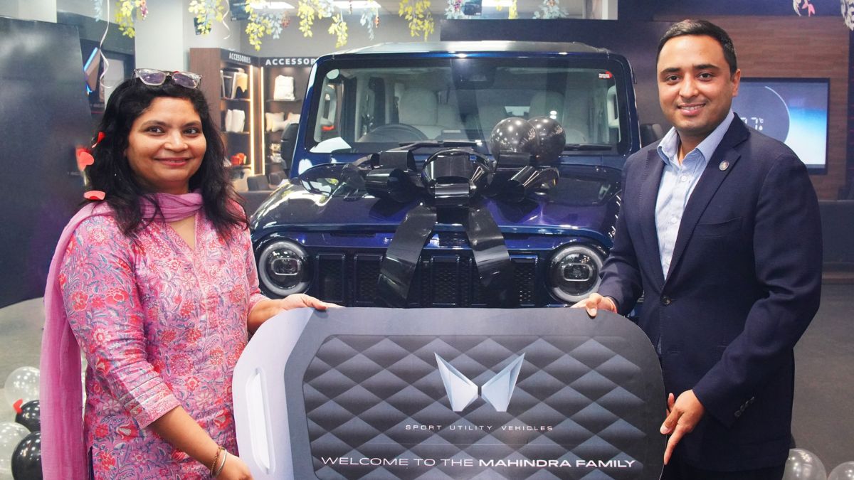 Mahindra Thar Roxx VIN 0001 auctioned